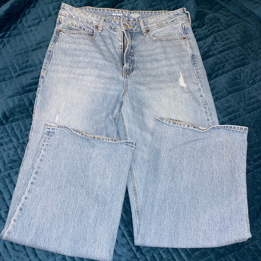 Old Navy Sky High Wide Leg Jeans